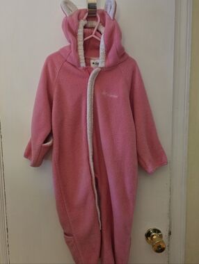 Columbia Infant Girls' Bear Hug II Bunting, Pink, 24 Months